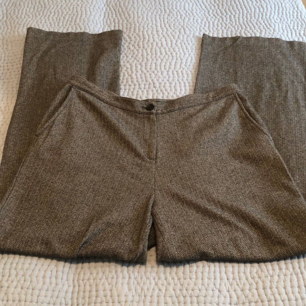 J. Jill full-leg herringbone dress pants